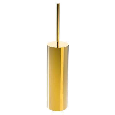 Polished Gold Stainless Steel Wall Mounted Toilet Brush